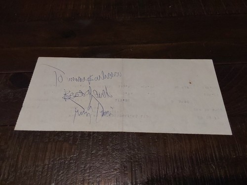 Punta carta autografata - carta,