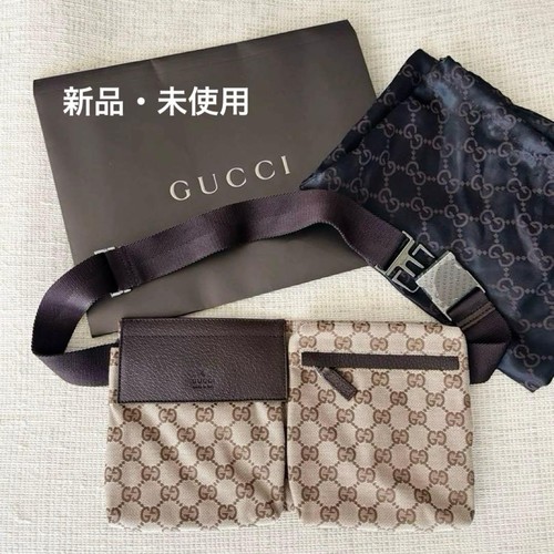 Gucci auth waist pouch - auth, gg