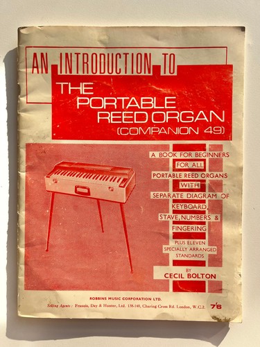 Vintage portable reed organ - reed,