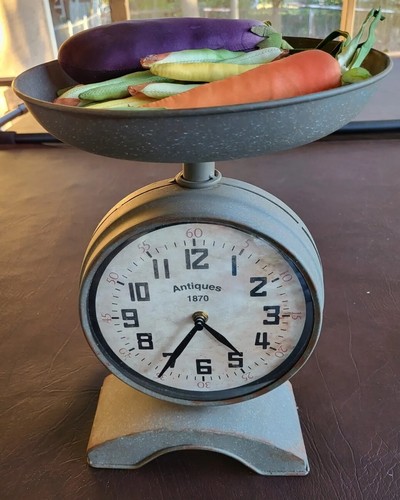 Orologio scala cucina casale