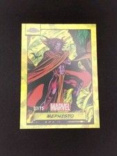 Mephisto /75 Topps Chrome Sapphire Marvel 2024 Trading Cards