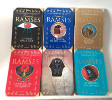 ♥ IL ROMANZO DI RAMSES Vol. 1-5 Christian Jacq + Il Faraone Nero 1997 Mondadori