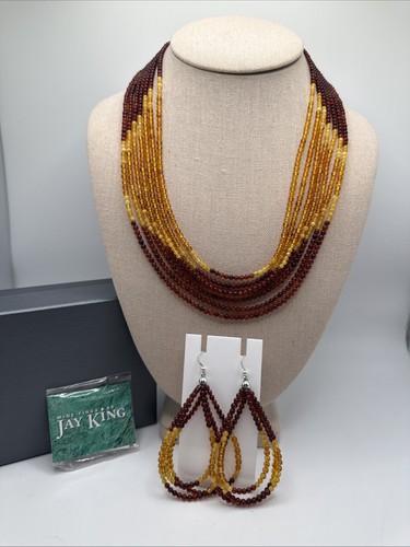 Collana orecchini jay king - collana, e
