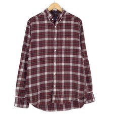 GANT Camicia da Uomo Rosso a