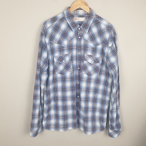 Camicia levis pearl snap uomo - camicia,