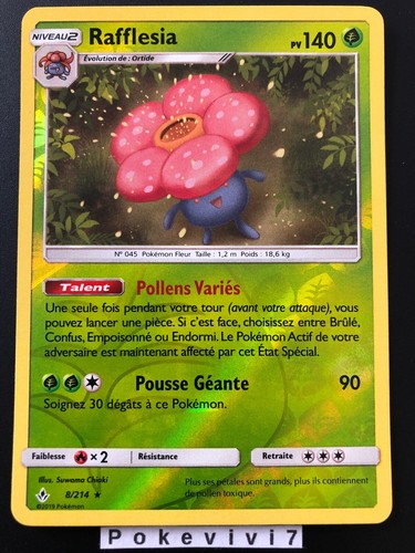 Carte pokemon rafflesia - carte,