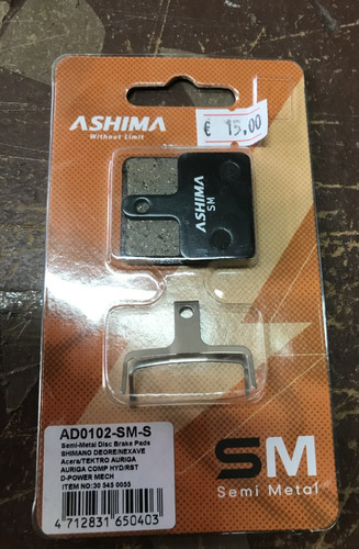 Pastiglie freni ashima modello - ashima,