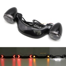 Nero lucido per Harley Road Glide10-20 luce posteriore indicatore di direzione barra luminosa freno