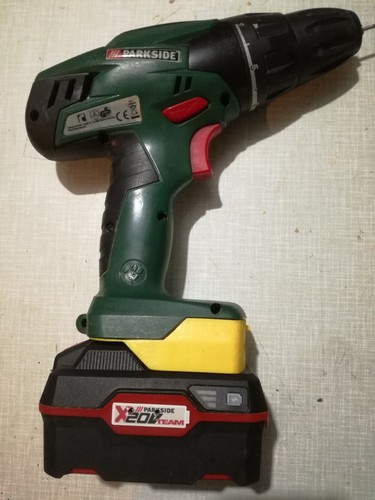 Adattatore batteria parkside - adattatore,