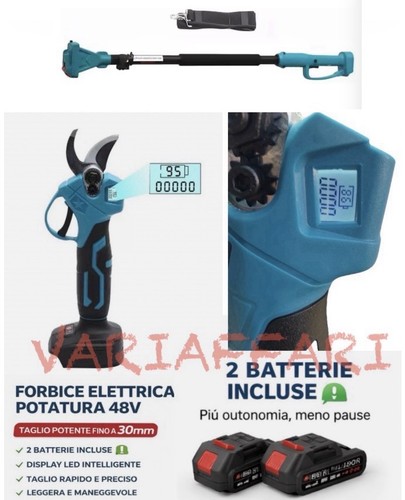 Kit potatura cesoia con - cesoia, led