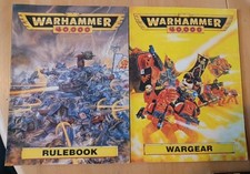 Games Workshop Warhammer 40000 40K Rulebook softback 1993 seconda edizione e carica