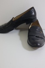 CHRISTIAN DIOR SCARPE MOCASSINO SHOES TG 40 PELLE UOMO CLASSICO VINTAGE