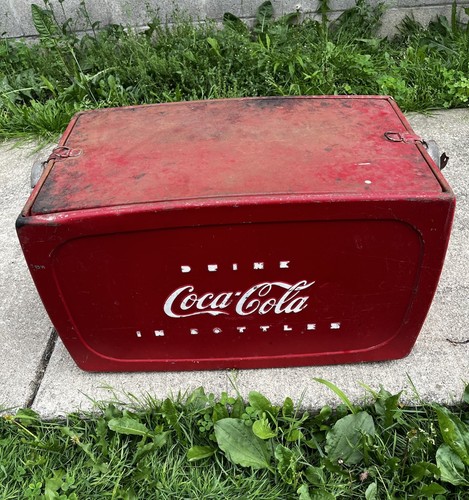 Coca cola ice chest - cola, progress