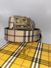 Cintura uomo Burberry in pelle