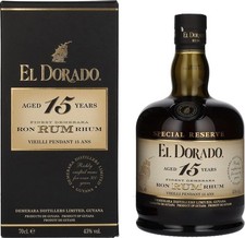 El Dorado 15 Years Old Finest Demerara Rum SPECIAL RESERVE 43% Vol. 0,7l in