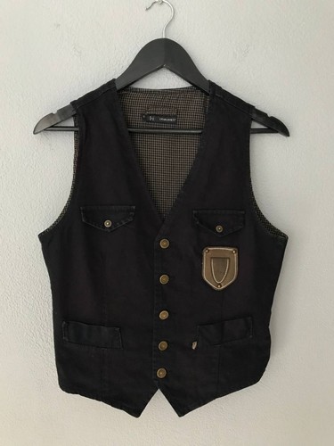 Dsquared2 gilet uomo - gilet, nero