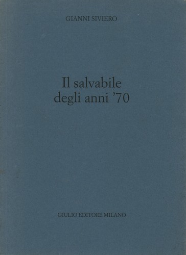 Salvabile degli anni - il, '70