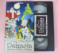 VHS film I CUCCIOLI DALMATA SALVANO BABBO NATALE animazione EDIGAMMA(F162)no dvd