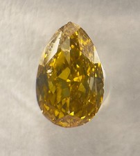 🟧💎 Diamante Naturale Fancy Intense Orangy Yellow  0.28 ct💎🟧