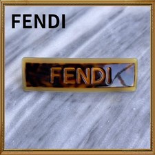Fendi Logo Barrette Fermaglio