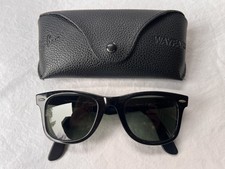 Occhiali da sole B&L Ray Ban RB 2140 Wayfarer vetro: B&L Bausch&Lomb nero vintage