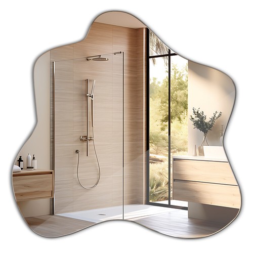 Specchio design asimmetrico