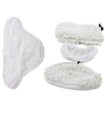 SET 4 PANNI MICROFIBRA RICAMBIO SCOPA VAPORE H2O X5 ORIGINALI LAVAPAVIMENTI NEW