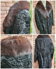 Cappotto donna Pelliccia nera