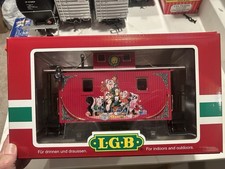 LGB 44656 Loony Toons Christmas Caboose, scala G, raro, 1/1000, certificato, NUOVO