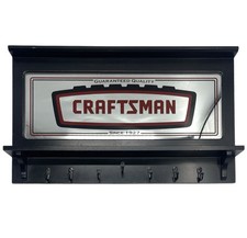 Porta Specchio Logo Utensili Artigianali con Ripiano e Ganci per Chiavi Cappelli Cappotti 23” X 14”