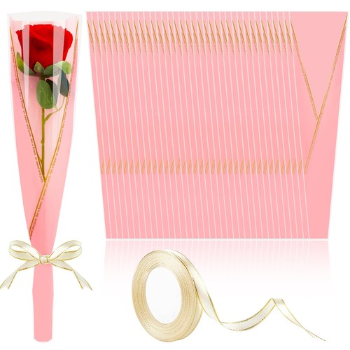 100 pezzi sacchetti - pezzi, rosa