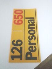 FIAT 650  PERSONAL  , BROCHURE