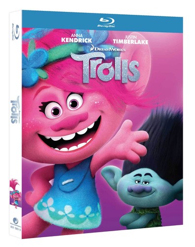 Trolls blu ray animazione - ray,