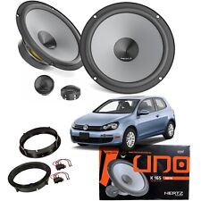 Kit 4 Casse Altoparlanti Hertz Posteriori per Volkswagen VW GOLF VI 6 dal 2008