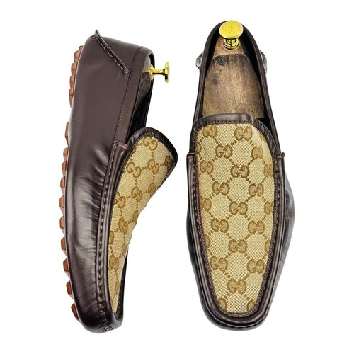 Mocassini guida gucci gg - da,