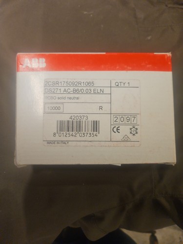 Abb rcbo ds271 03 - abb, ac-b6/0.03