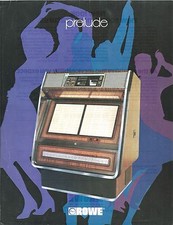 Volantino Pubblicitario (Sheet) Juke Box "Prelude"- Rowe  anni '60 