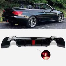 BMW E92 E93 335i 2007-13 M-Sport stop light Rear Bumper Diffuser Spoiler Lip  M