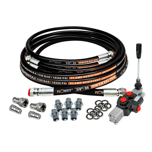 Kit spaccalegna con valvola - , a