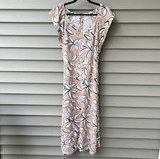 Abito midi donna misto lino