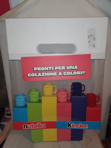Tazze colorate nutella con - colorate,