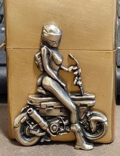 Ottone sexy moto ragazza - 1,