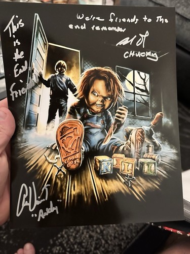 Child play chucky signed - child’s,