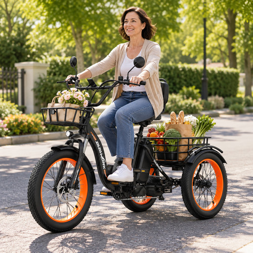 Triciclo elettrico pollici - elettrico,