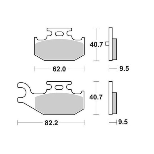 Pastiglie freno carbon ceramic - pastiglie,