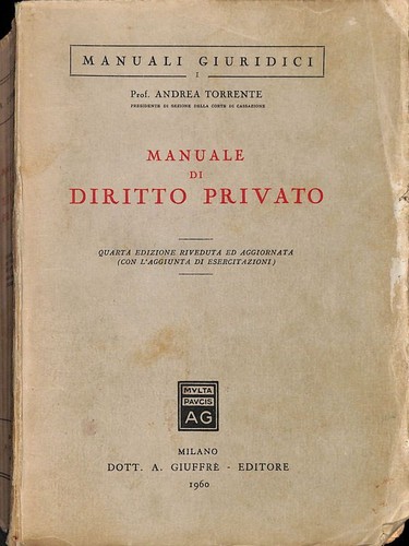 Manuale diritto privato - manuale, di