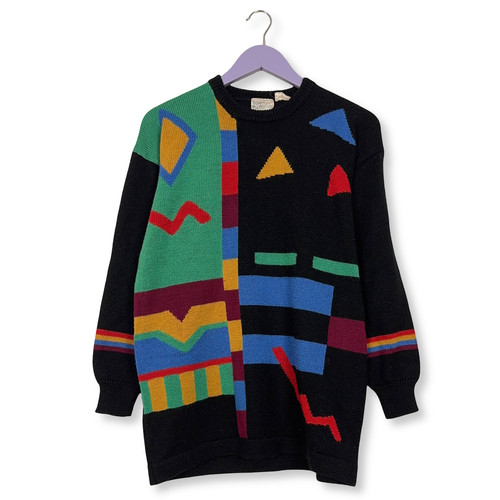 Maglione vintage multicolore - maglione,