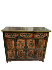 Credenza Tibetana laccata