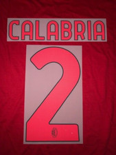 KIT CALABRIA 2 ROSSO X MAGLIA CALCIO MILAN NUOVO