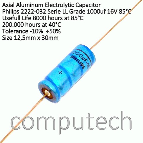 1000uf 16v condensatore - 85°c,
